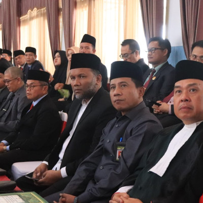 Kakan Kemenag Rejang Lebong Hadiri Pelantikan Anggota DPRD Rejang Lebong Periode 2024-2029