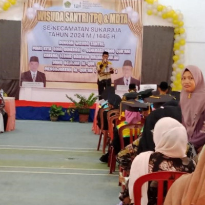 KUA Kecamatan Sukaraja Menggelar Acara Wisuda Santri TPQ  Dan MDTA Se Kecamatan Sukaraja