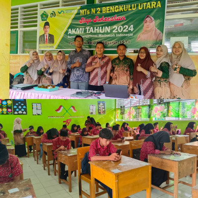 Siswa MTs N 2 BU Mengikuti  AKMI