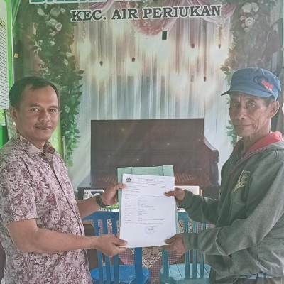 KUA Kecamatan Air Periukan Melayani :  Permintaan Penerbitan Surat Izin Menikah di Luar Kecamatan yang Drastis Melonjak