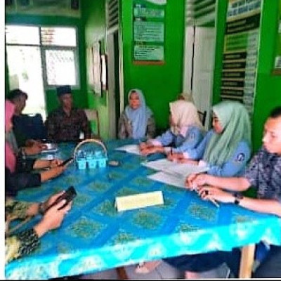 KUA Kecamatan Semidang Alas Maras Terima Kunjungan Dinas Kesehatan Dan Beberapa Pegawai Puskesmas Yang Ada Di Wilayah Kecamatan Semidang Alas Maras