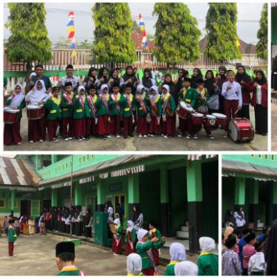 Debut Petugas Gabungan Kelas II dalam Upacara Bendera di MIN 04 Kepahiang