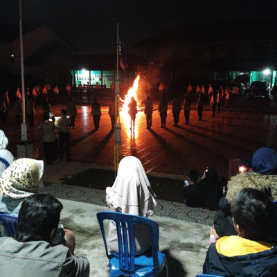 Upacara Api Unggun Pramuka Raden Fatah MAN Rejang Lebong