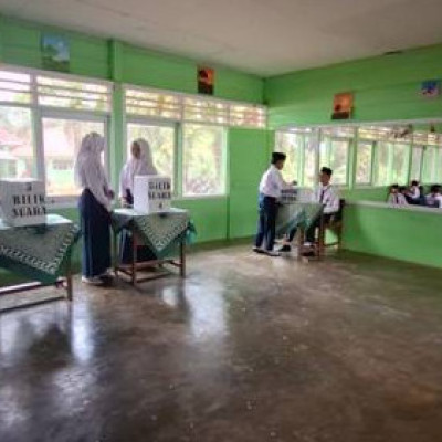 P5 Tema Suara  Demokrasi, Pemilihan Ketua OSIM MTsN 6 Mukomuko