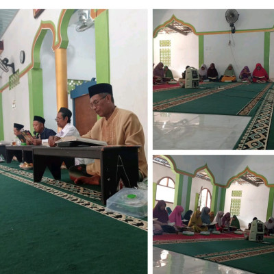 Penyuluh Agama Islam KUA Kecamatan Air Periukan Hadiri Acara Khataman Al-Qur'an bersama Jama'ah Khatmil Qur'an desa Tawang Rejo