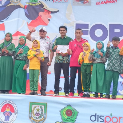 MIM 10 Karang Anyar Bawa Pulang 10 Medali Festival Olahraga Pendidikan KEMENPORA RI