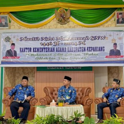 Peringatan Maulid Nabi Muhammad SAW 1446H di Kemenag Kepahiang: Nabi Muhammad SAW Sebagai Teladan Akhlak dan Figur Inspirasi