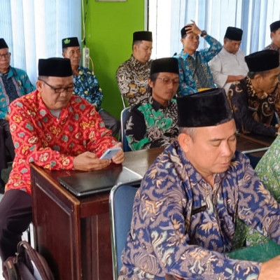 Kepala KUA Kecamatan Sukaraja  Menghadiri  Acara Peringatan Maulid Nabi SAW 1446 H Di Kantor Kemenag Kabupaten Seluma