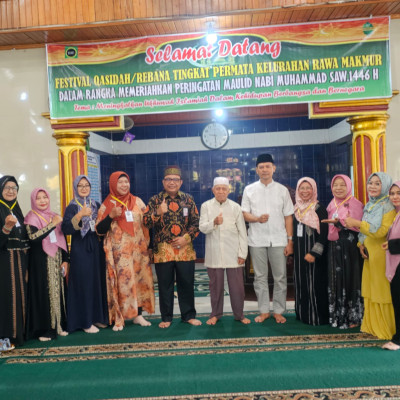 Lomba Qasidah Rebana Antar MT Kelurahan Rawa Makmur Semarakkan Peringatan Maulid Nabi Muhammad SAW 1446 H