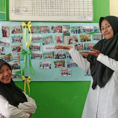 Kreativitas KUA Kecamatan Air Periukan  Tampilkan Dokumentasi Kegiatan Dalam Sebuah Mading