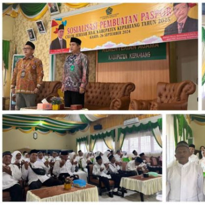 Kemenag Kepahiang Gelas Rapat Sosialisasi Pembuatan Paspor Calon Jemaah Haji Tahun 2025