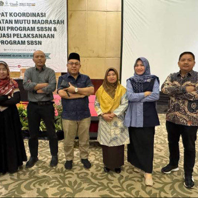 Evaluasi Dan Percepatan Program SBSN Tahun 2024 Kepala MTs N 1 Bengkulu Utara Ikuti Rakor Di Serpong Banten