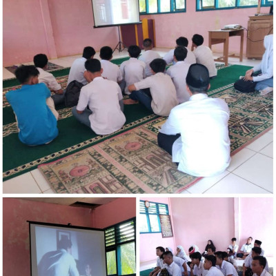 Pentingnya Menjaga Ideologi Negara, MAS Lais Bengkulu Utara Nonton Bareng Film G30S PKI