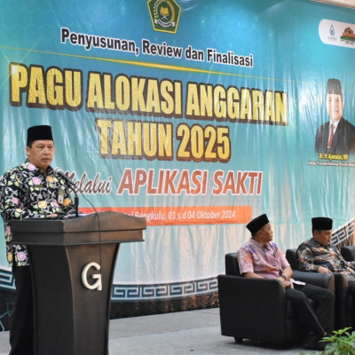 Kegiatan Penyusunan, Review, dan Finalisasi Pagu Alokasi Anggaran Tahun 2025 Resmi Dibuka, Kakanwil: Alokasi Anggaran Harus Bermanfaat Bagi Masyarakat