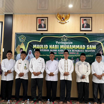 Peringati Maulid Nabi Muhammad, Kemenag BS Jadikan Momentum Pererat Silaturrahmi