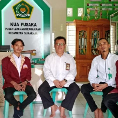 Pelepasan Mahasiswa PPL UIN FAS Bengkulu Di KUA Kecamatan Sukaraja.