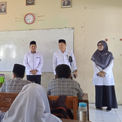 Monev AKMI di MTsN 2 Kota Bengkulu, Kasi Kurikulum dan Kesiswaan :"Semoga Lancar dengan Hasil Memuaskan"