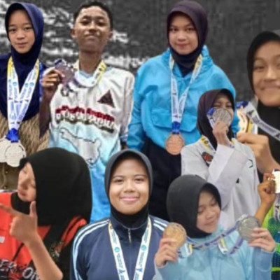 Taekwondo MAN Rejang Lebong Rebut 8 Piala Kejuaraan Tingkat Provinsi