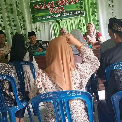 KUA Sindang Beliti Ulu Gelar Bimbingan Perkawinan: Membangun Keluarga Sehat dan Berkualitas