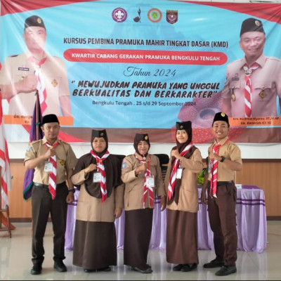 Pembina Pramuka MIN 1 Bengkulu Tengah Raih Penghargaan Membuat Video Kreatif Kursus Mahir Dasar (KMD)