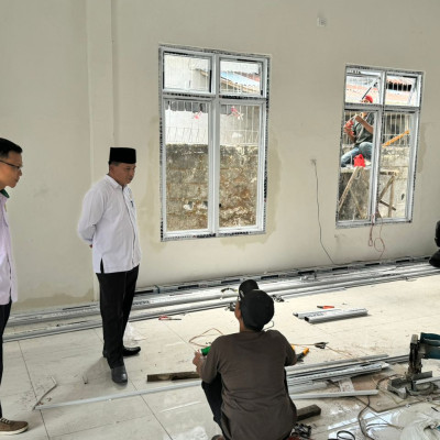 Kakan Kemenag Rejang Lebong Tinjau Progres Pembangunan Gedung ISBN KUA Kecamatan Curup