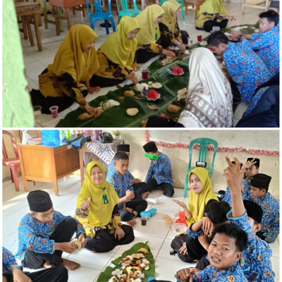 Kegiatan Makan Bersama Wali Kelas 8.1 dan 9.1 di MTsN 3 Bengkulu Utara