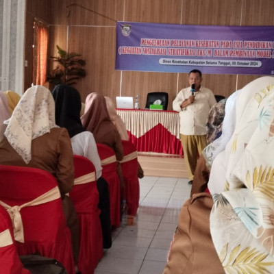 Guru MAN Seluma Ikuti Sosialisasi Pembinaan Dan Peningkatan Stratifikasi UKS/M Oleh Dinas Kesehatan Kabupaten Seluma