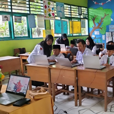 Gladi Bersih ANBK MIN 1 Bengkulu Tengah Terkendala Signal