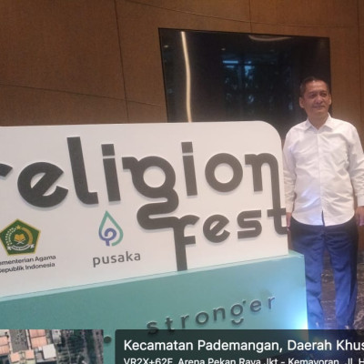 Kepala Kantor Kementerian Agama kabupaten Seluma Ikuti Religion Fest 2024, Bangga Jadi Kerja Di Kemenag