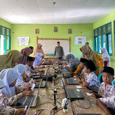 Gladi  Resik Hari Pertama Asesmen Nasional Berbasis Komputer (ANBK) MIN 6 Seluma 