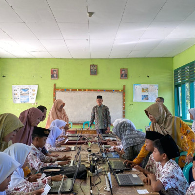 Gladi Bersih Hari Pertama Asesmen Nasional Berbasis Komputer (ANBK) 2024 MIN 6 Seluma