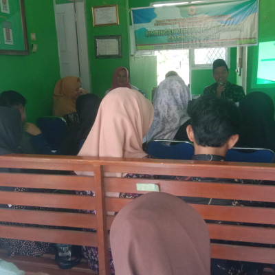 KUA Kecamatan Semidang Alas Maras Laksanakan BIMWIN Terpadu Angkatan II Dihadiri Puskesmas Kembang Mumpo Dan PLKB Semidang Alas Maras