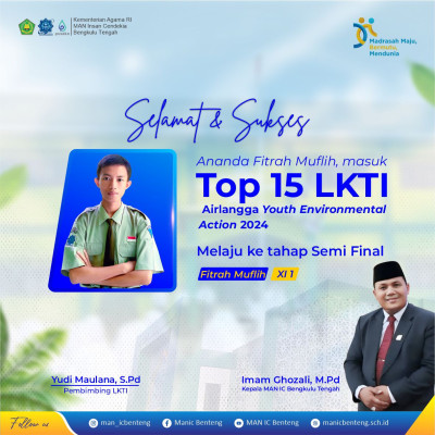 Ciptakan Inovasi Biskuit Pakan Sapi, Siswa MAN IC Benteng Top 15 Lomba Karya Tulis Ilmiah Airlangga Youth Environmental Action 2024