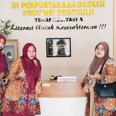 Upaya Tingkatkan Kualitas, Tim Perpustakaan MTsN 2 Studi Banding ke Perpustakaan Daerah Provinsi Bengkulu