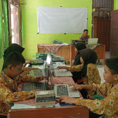 Siswa/Siswi Kelas V MIN 3 Seluma Ikuti Gladi Bersih ANBK hari Ke-2