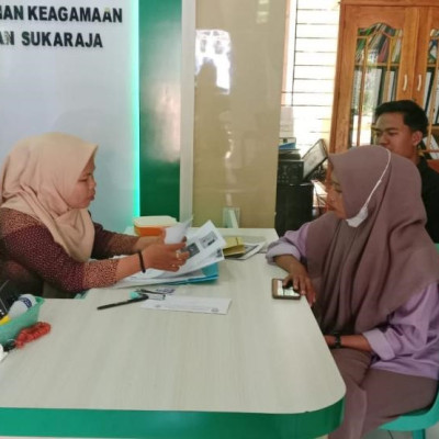 Perkara  Data  Pernikahan,  KUA Kecamatan Sukaraja Siap Berikan Data Yang Valid