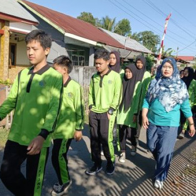 Jaga Kesehatan, MAN 2 Kepahiang Adakan Jalan Santai