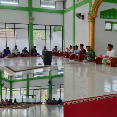 Penyuluh Agama Islam KUA Kecamatan Air Periukan Hadir dan Membersamai Kegiatan Khataman Al-Qur'an Di Desa Tawang Rejo