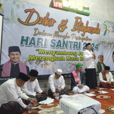 Dzikir dan Istighosah Peringatan Hari Santri Momen Meneladani Semangat Perjuangan