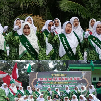 Acara Upacara Puncak Hari Santri Nasional 2024, Penyuluh Agama Islam Kecamatan Air Periukan Hadir Dan Bertugas Sebagai Paduan Suara