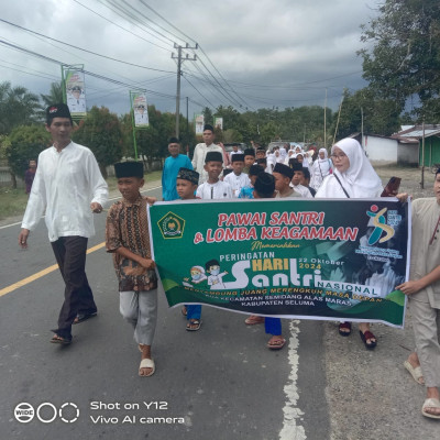 KUA Kecamatan Semidang Alas Maras Peringati Hari Santri