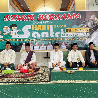 Peringatan Hari Santri Nasional 2024, Kemenag Bengkulu Selatan Gelar Dzikir dan Doa Bersama