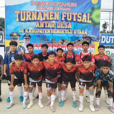 Tim Futsal MTs N 2 BU Tampil Diturnamen Antar Desa Se-Bengkulu Utara