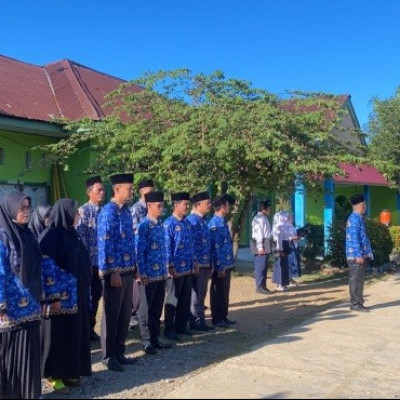 MTsN 3 Seluma Laksanakan  Upacara Bendera Sekaligus Peringati Hari Sumpah Pemuda