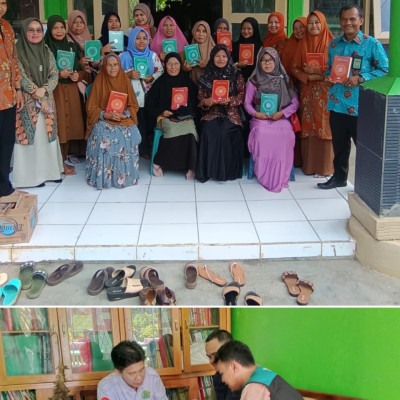 KUA Kecamatan Air Periukan Salurkan Bantuan Wakaf Al-Quran Kepada TPQ Se-kecamatan