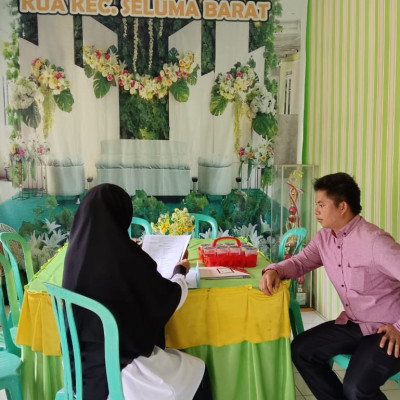 Desa Lubuk Lagan Penyumbang Terbesar Pendaftaran Nikah Di KUA Kecamatan Seluma Barat