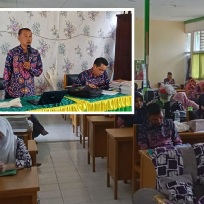 Sukseskan Asesmen  Sumatif Ganjil, MTsN 2 Kepahiang Gelar Rapat Pembentukan Panitia