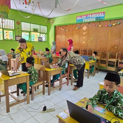 ANBK Di MIN 2 Bengkulu Tengah Berjalan Lancar: Kolaborasi, Persiapan Matang, Dan Antusiasme Siswa