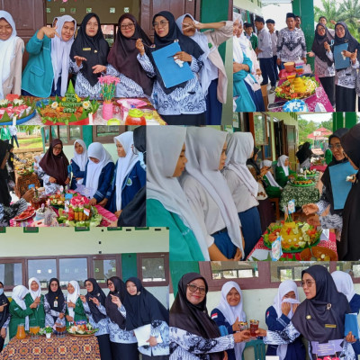 Aneka Chicken, Kue dan Nasi Tumpeng Warnai Hari Guru di MTsN 3 Bengkulu Utara