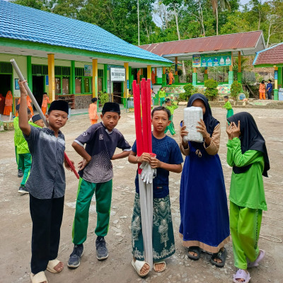 Min 2 Bengkulu Tengah Giat Latihan Hadapi Lomba Pramuka Di SMKN 3 Bengkulu Tengah